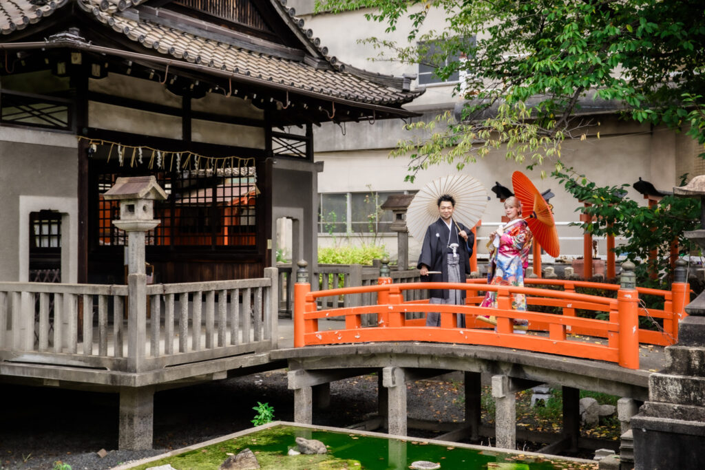 六孫王神社_京都フォトウェディングfairy