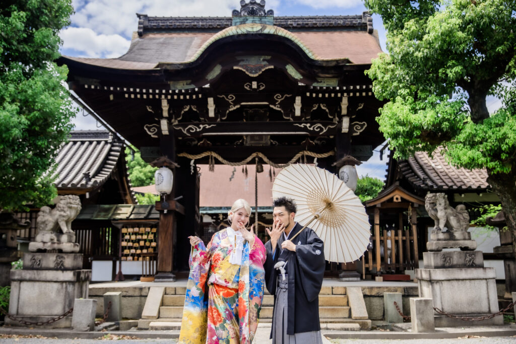 六孫王神社_京都フォトウェディングfairy