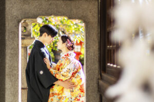 六孫王神社_京都フォトウェディングfairy